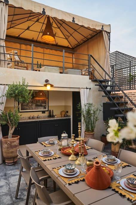 Riad Miloud En Exclusivite 10 P Au Coeur De La Medina Marrakesh Exterior photo